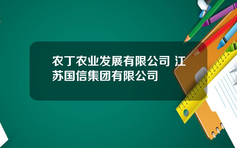 农丁农业发展有限公司 江苏国信集团有限公司